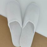 Тапочки махровые белые, 4 мм
