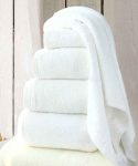 Банное полотенце, 100% хлопок, белый цвет, 600 г, 70 * 140 см